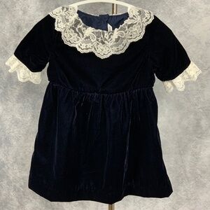 EUC JANIE and JACK HOLIDAY DRESS , 12 -18 MONTHS